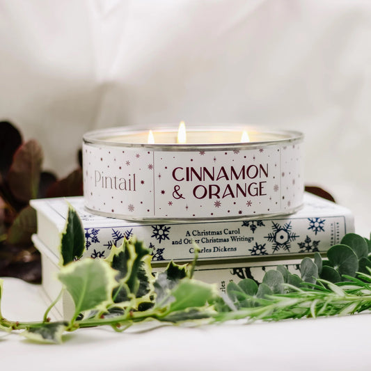 Cinnamon and Orange Triple Wick Candle