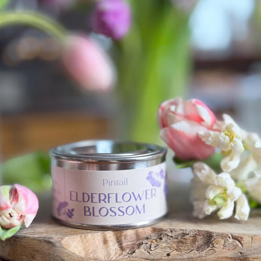 Elderflower Blossom Paintpot Candle