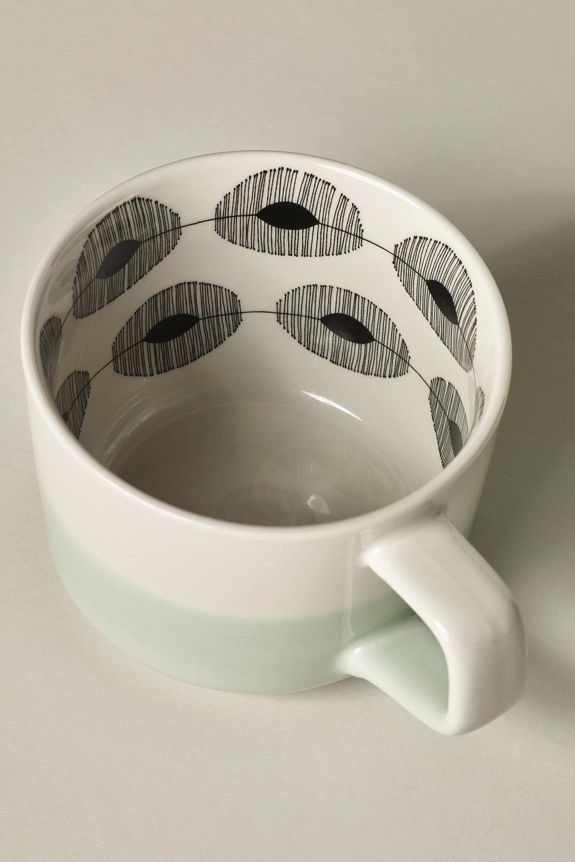 Pale Green Dewdrop Mug