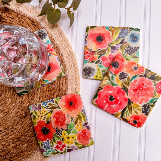 Summer Floral Coaster