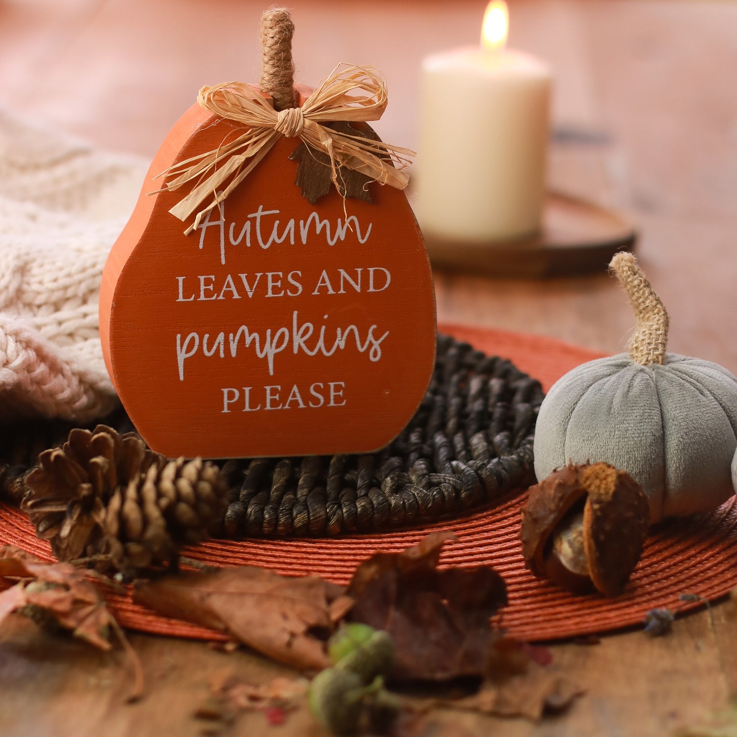 'Autumn Leaves...' Pumpkin