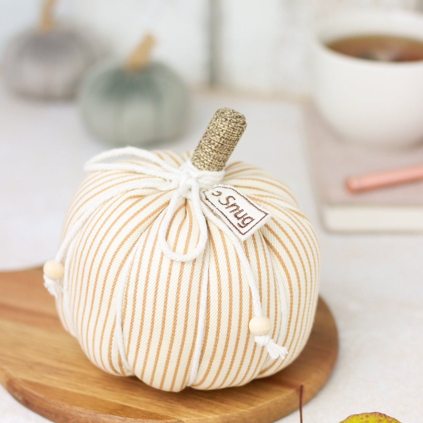 snug striped pumpkin