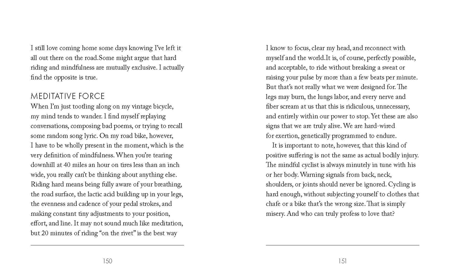Mindful Thoughts for Cyclists Book