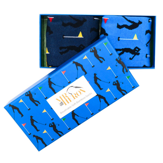 Mr Heron Men's Golf Socks in Box