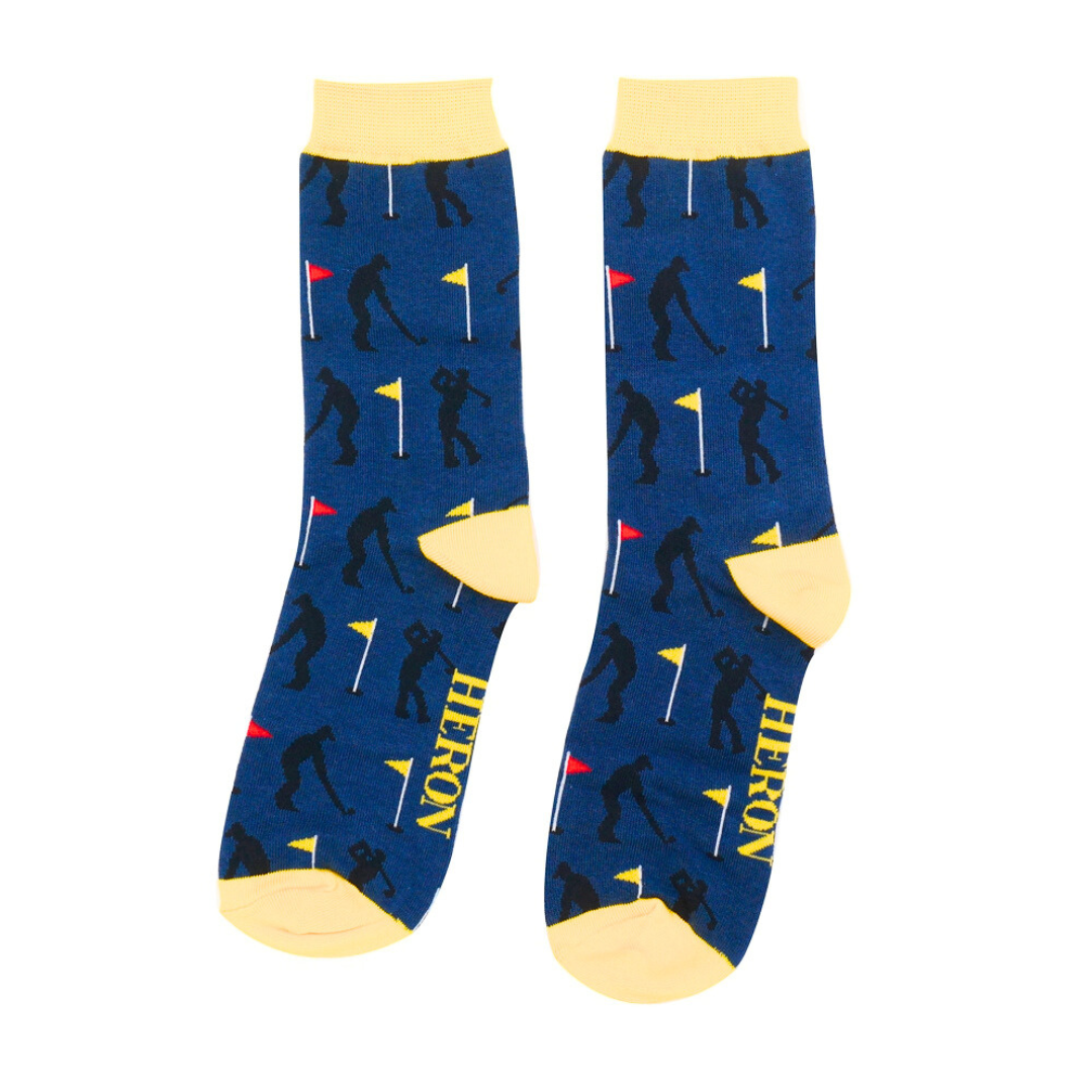 Mr Heron Men's Golf Socks in Box