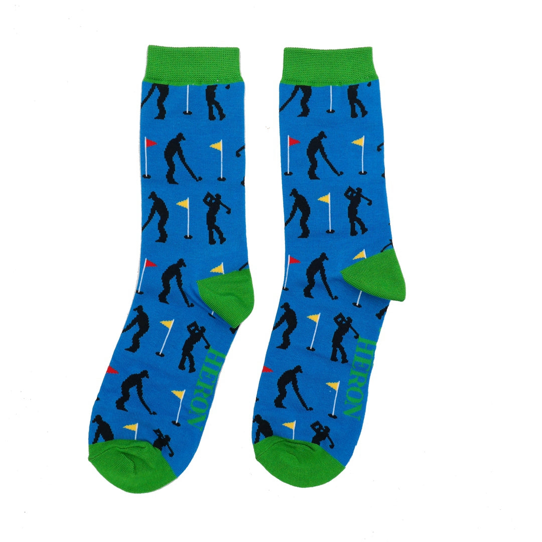Mr Heron Men's Golf Socks in Box