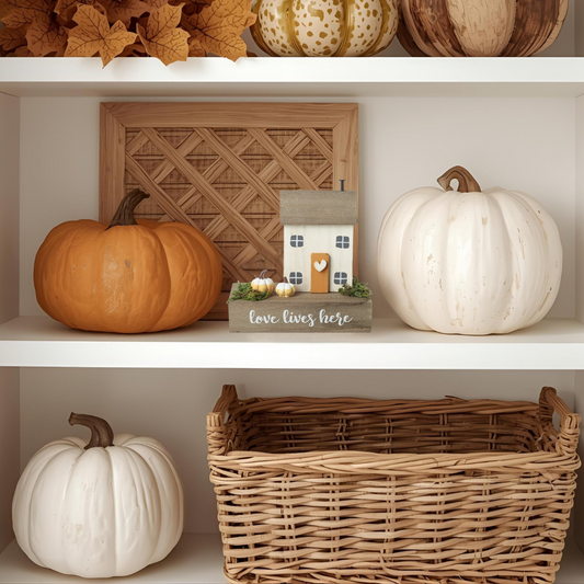 Love Lives Here Wooden Cottage