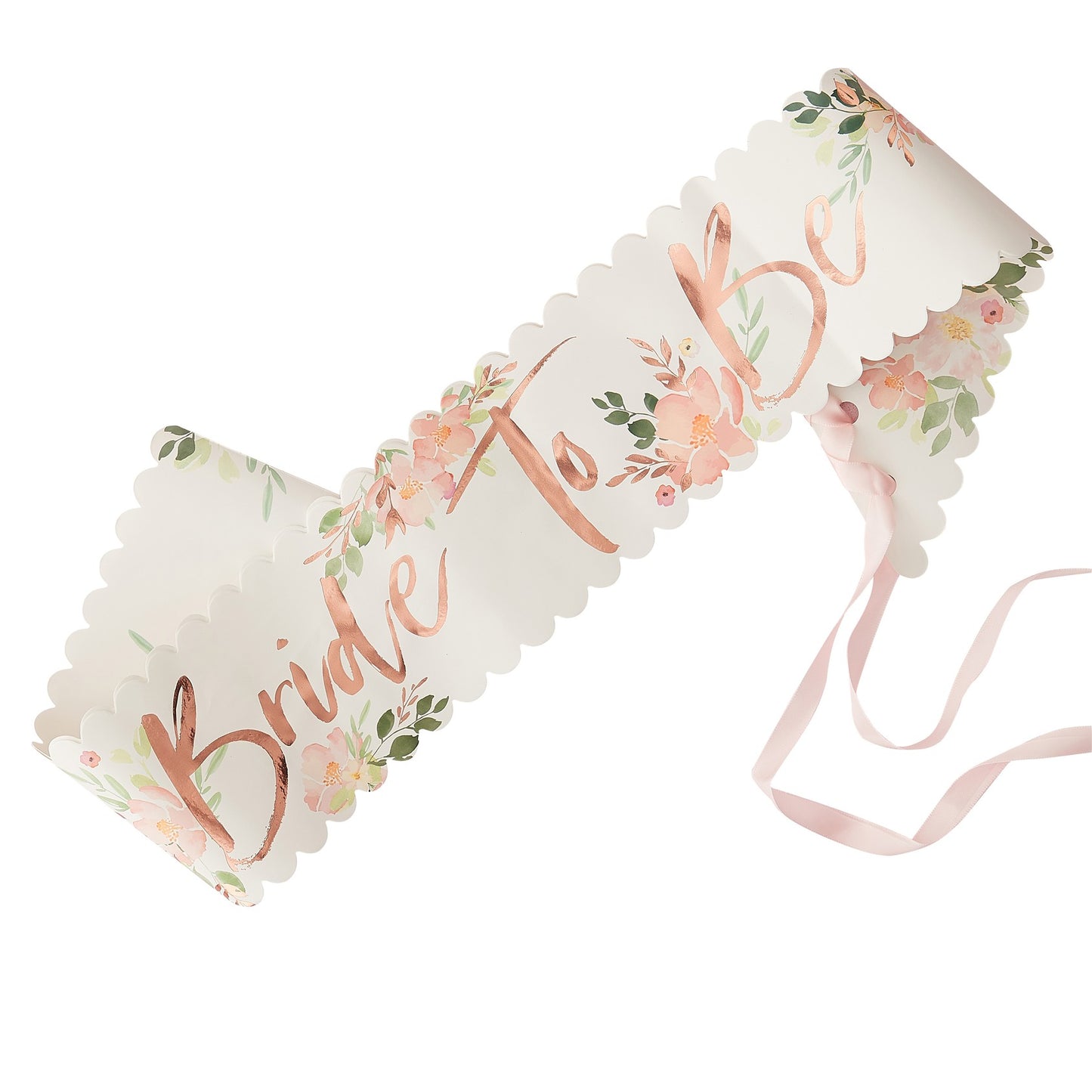 Bride to Be Floral Sash