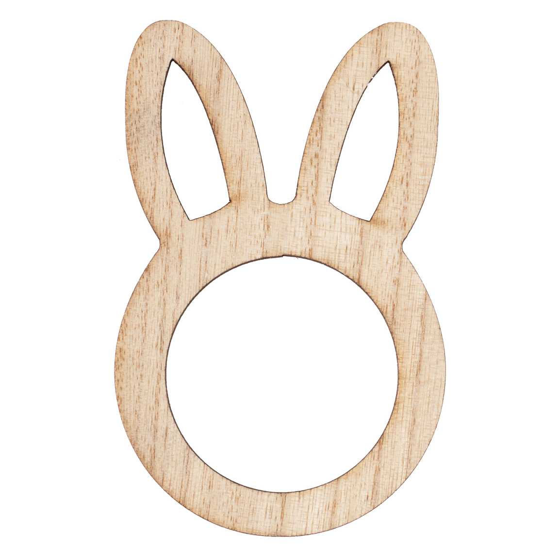 Wooden Easter Bunny Napkin Rings