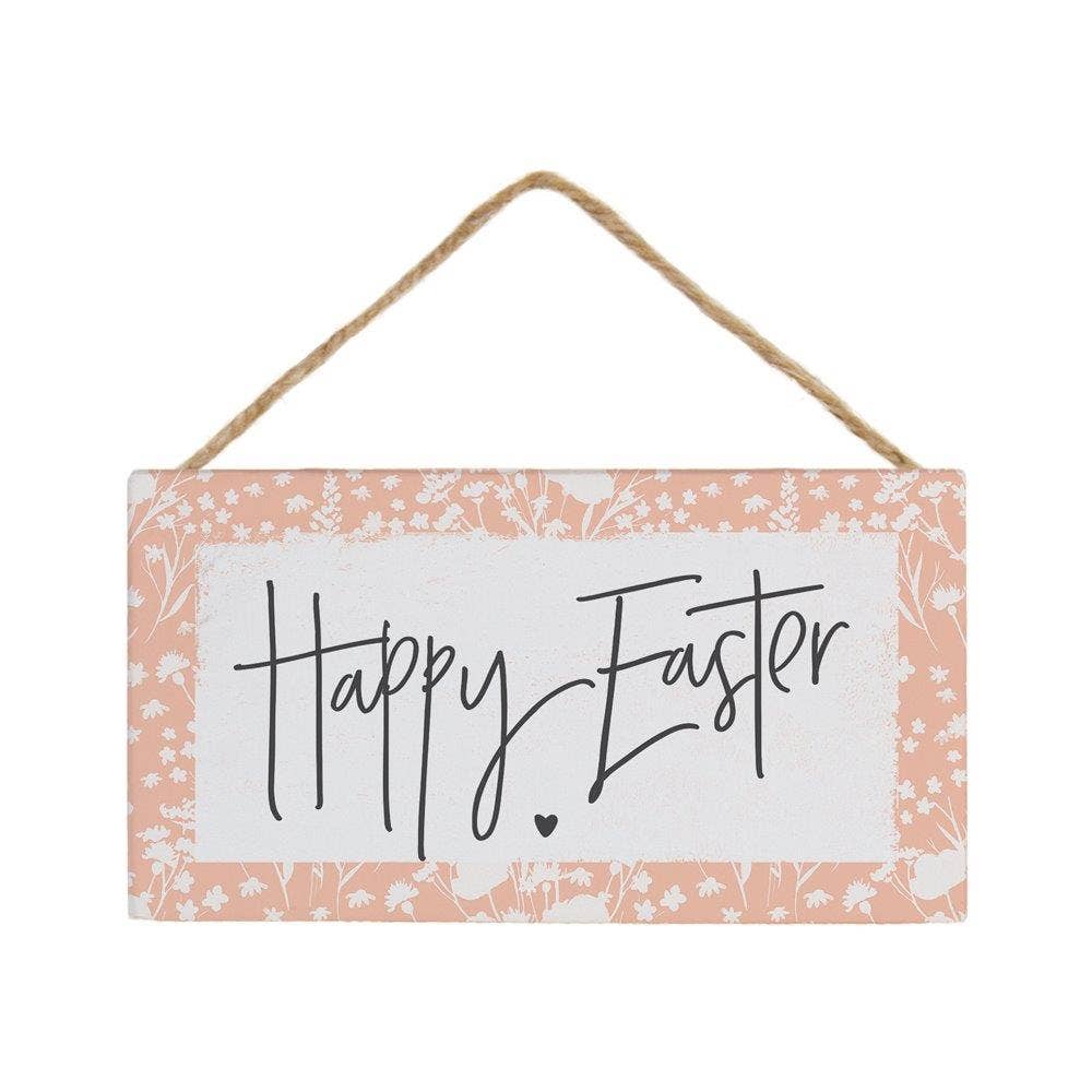 Happy Easter Wooden Hanging Sign