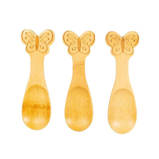 Butterfly Bamboo Childrens Spoons