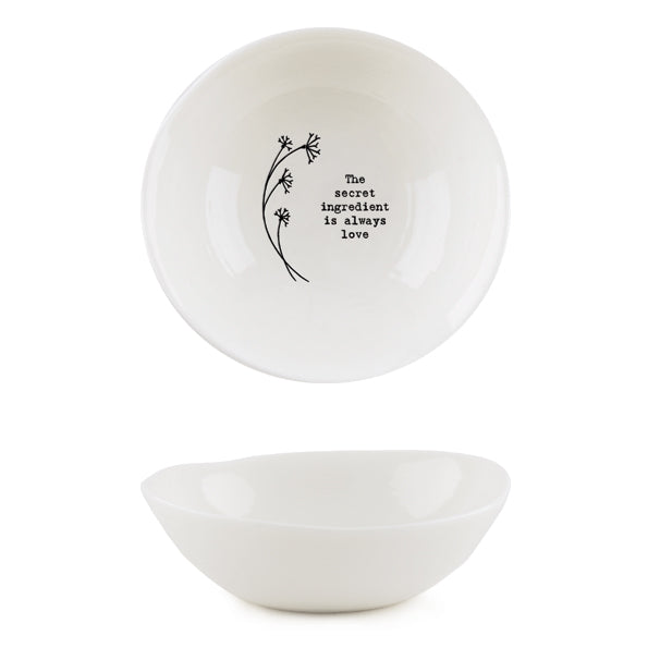 Secret Ingredient Porcelain Dish