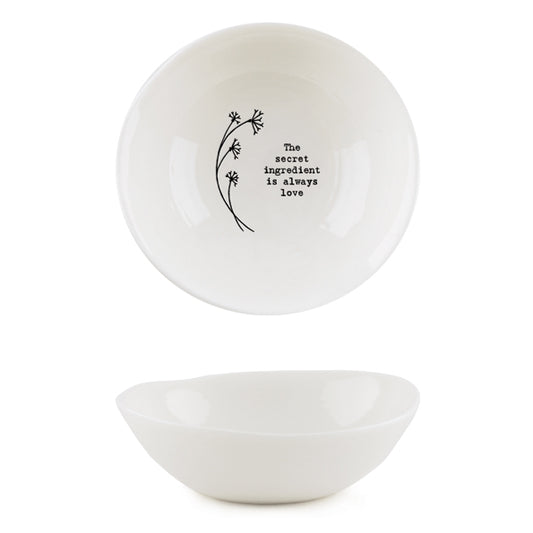 Secret Ingredient Porcelain Dish