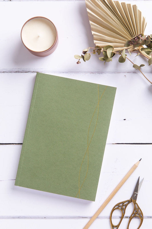 Sage Green A5 Notebook