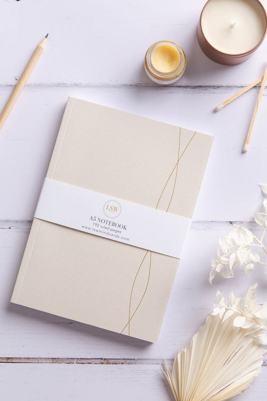 Natural Sand A5 Notebook