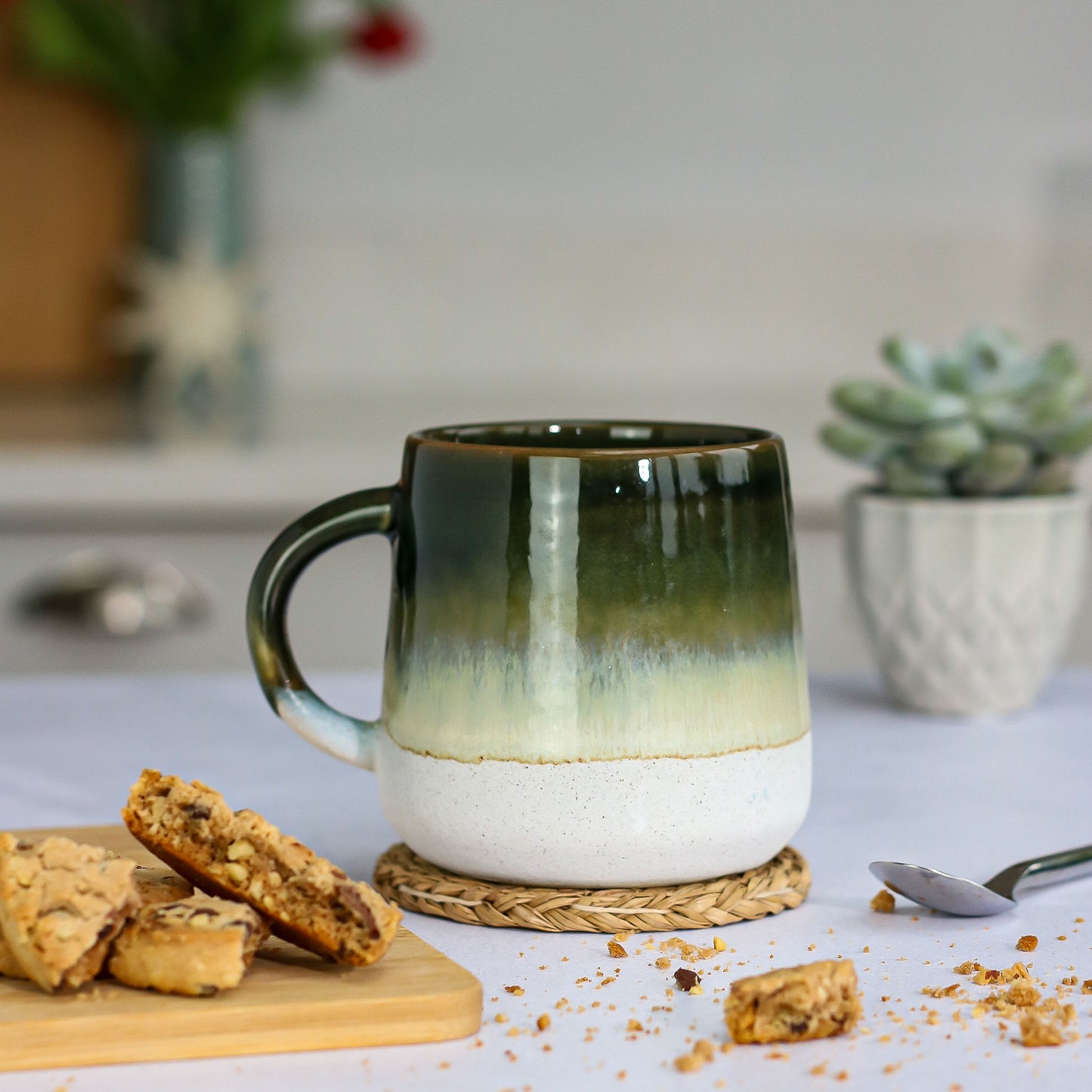 green mojave mug