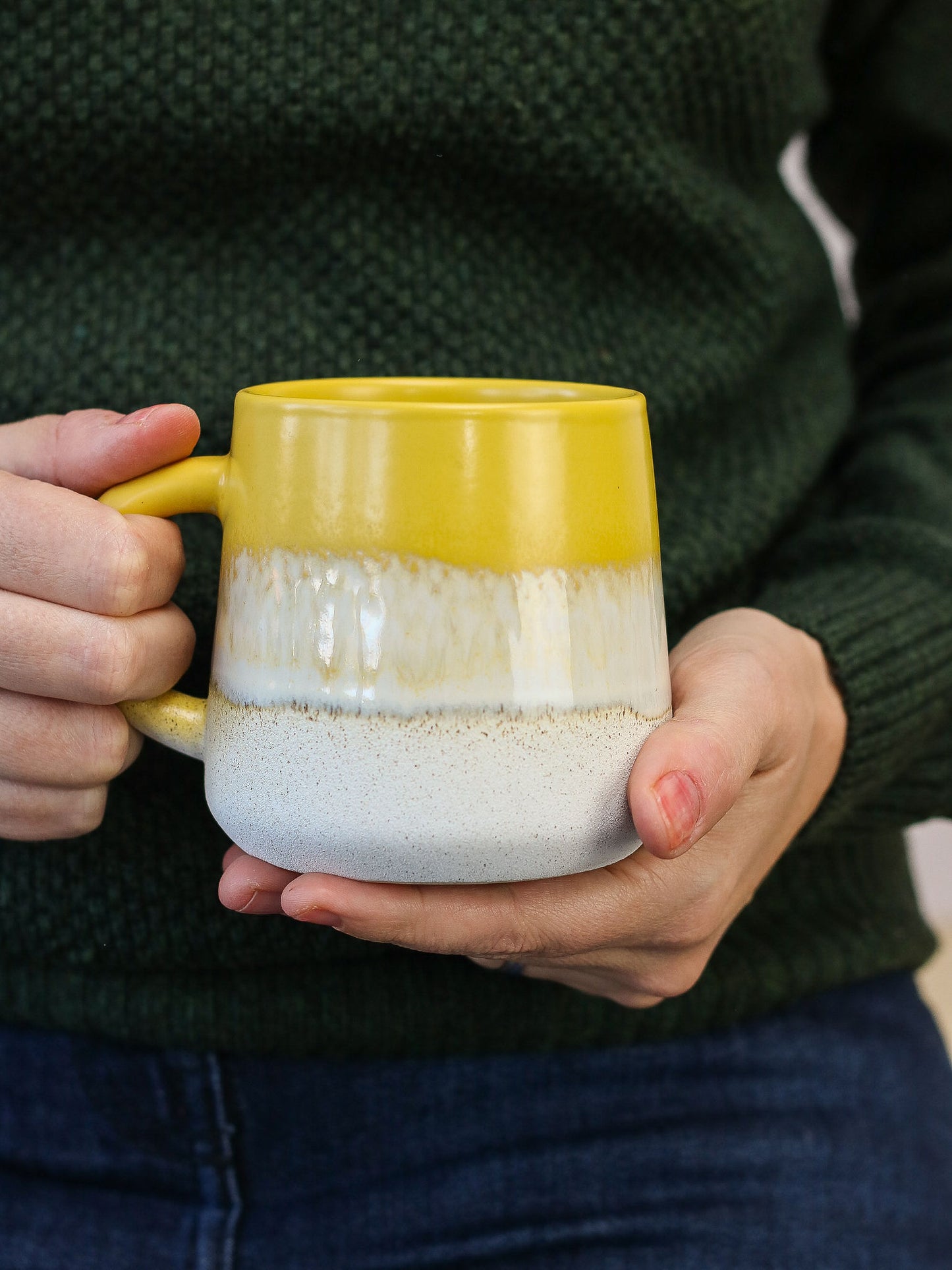 Mojave Glazed Mug - Yellow