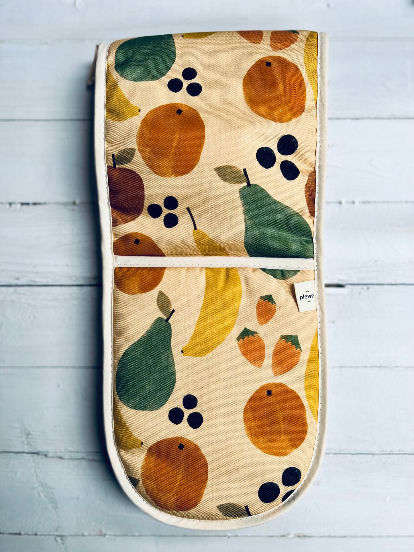Fruit Print Double Oven Glove