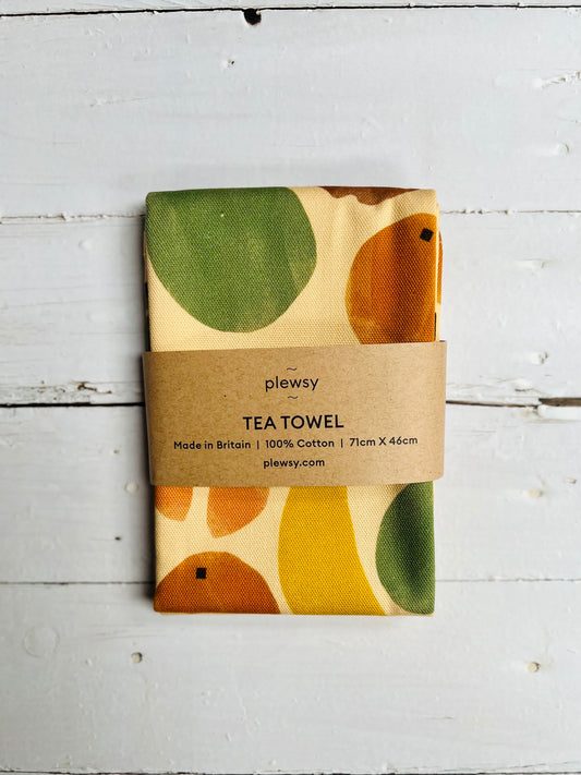 Fruit Print Tea Towel