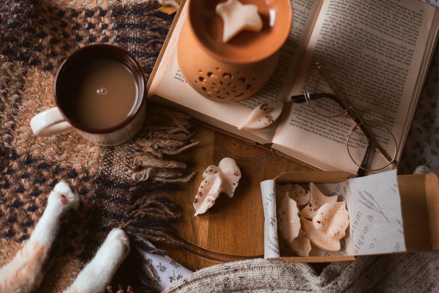 Pumpkin Spice Leaf Shaped Wax Melts