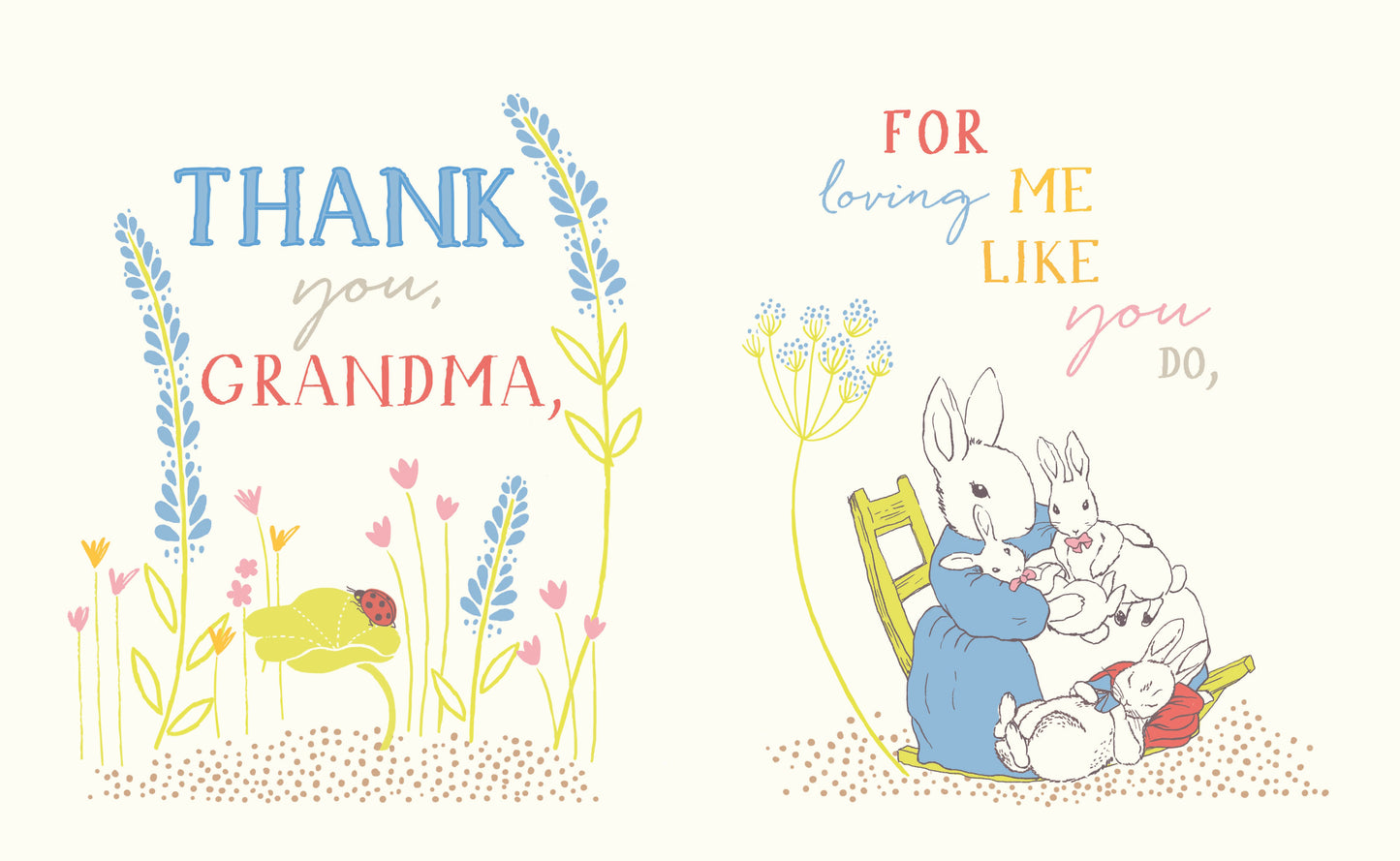 Peter Rabbit I Love You Grandma Book