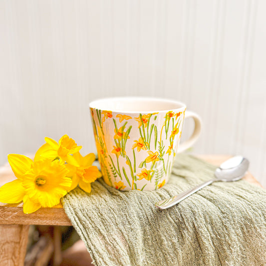 daffodil spring mug