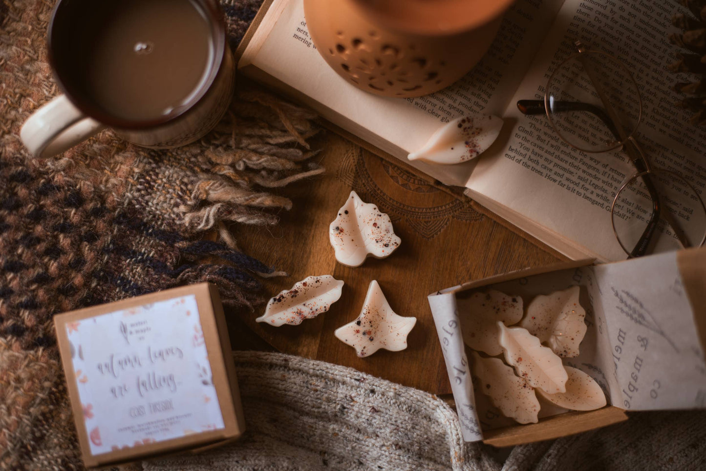 Pumpkin Spice Leaf Shaped Wax Melts