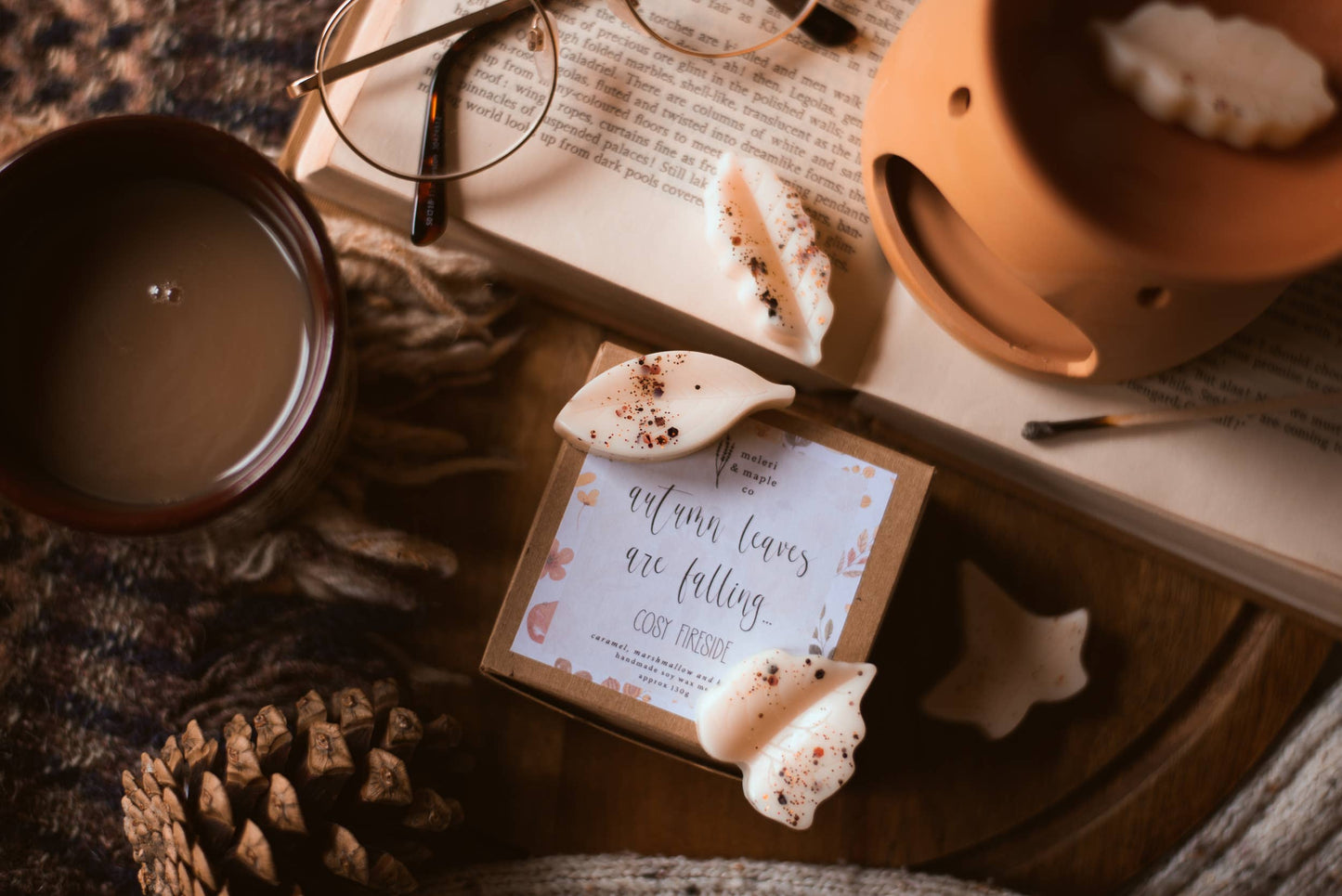 Pumpkin Spice Leaf Shaped Wax Melts