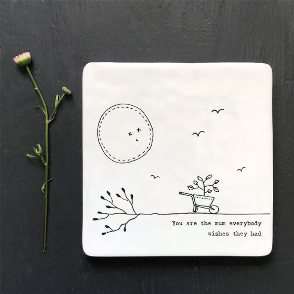 East of India 'You are the Mum' Square Coaster