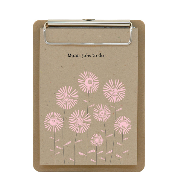 'Mums Jobs to Do' Small Clip Pad