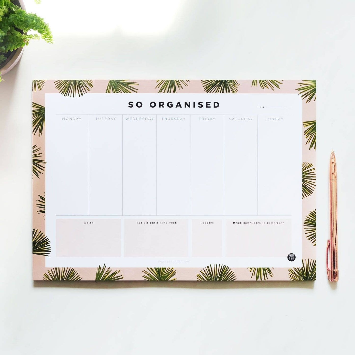 Desk Planner - So Organised
