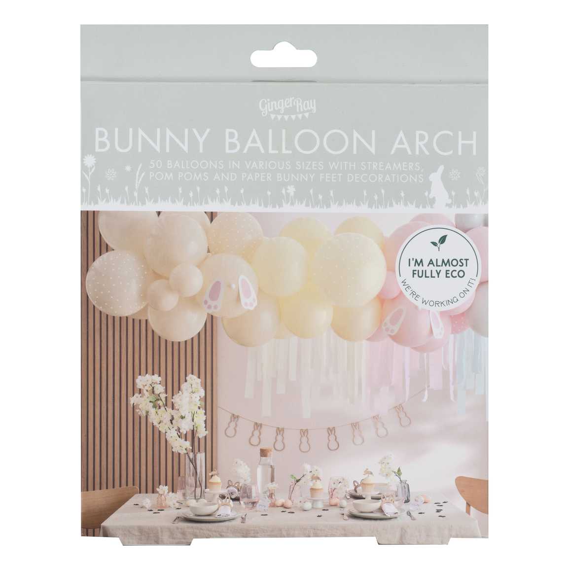Easter Bunny Balloon Arch Kit