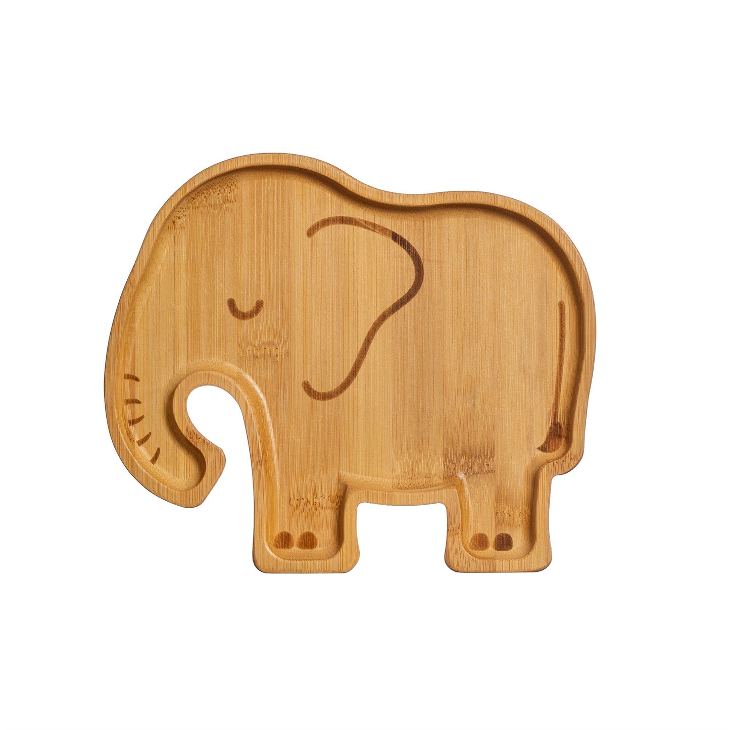 Ellie the Elephant Bamboo Plate