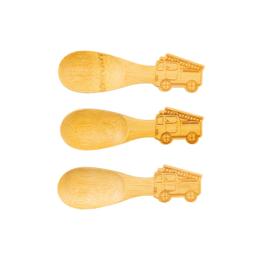 Freddy the Fire Engine Bamboo Spoon Set