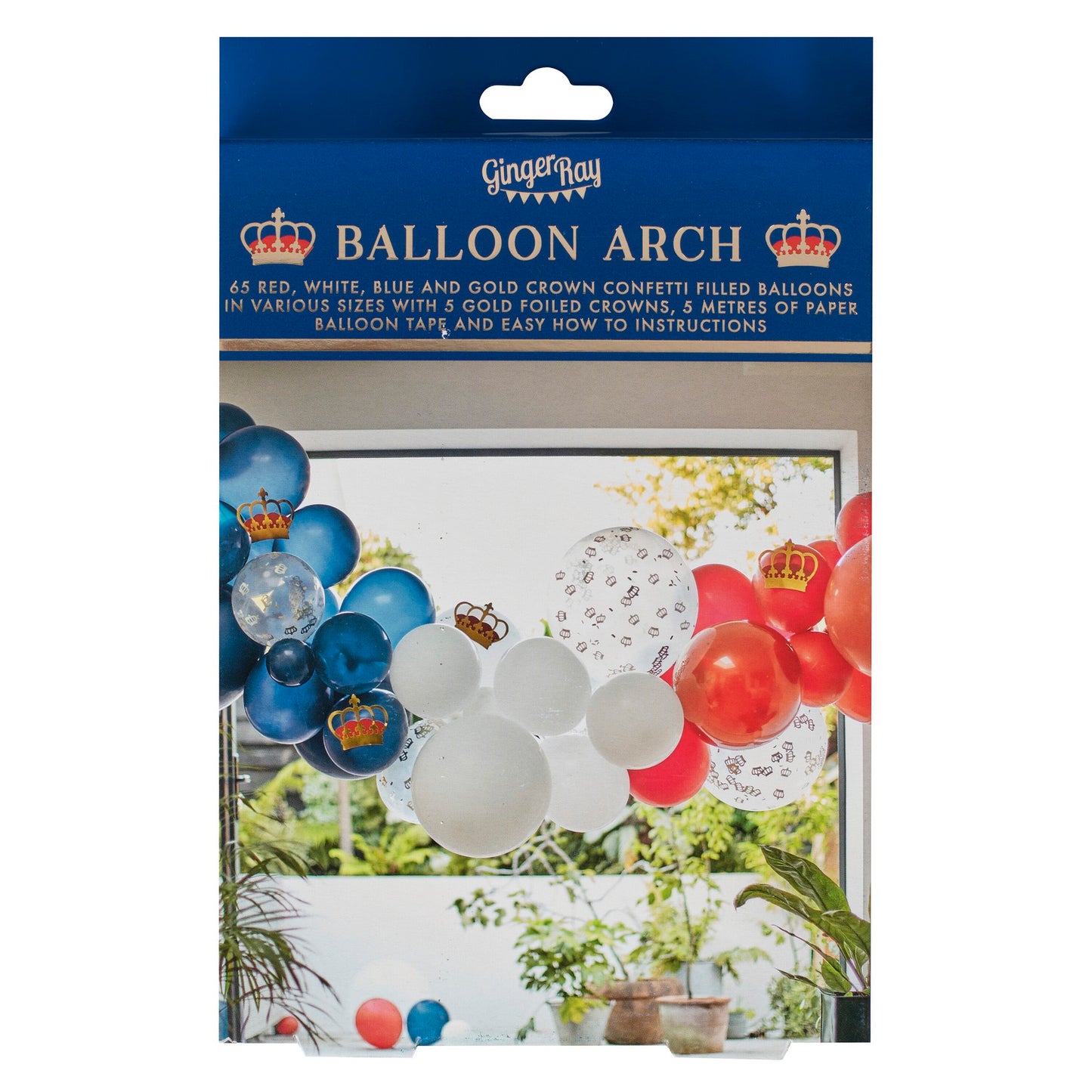 Royal Coronation Balloon Arch Kit