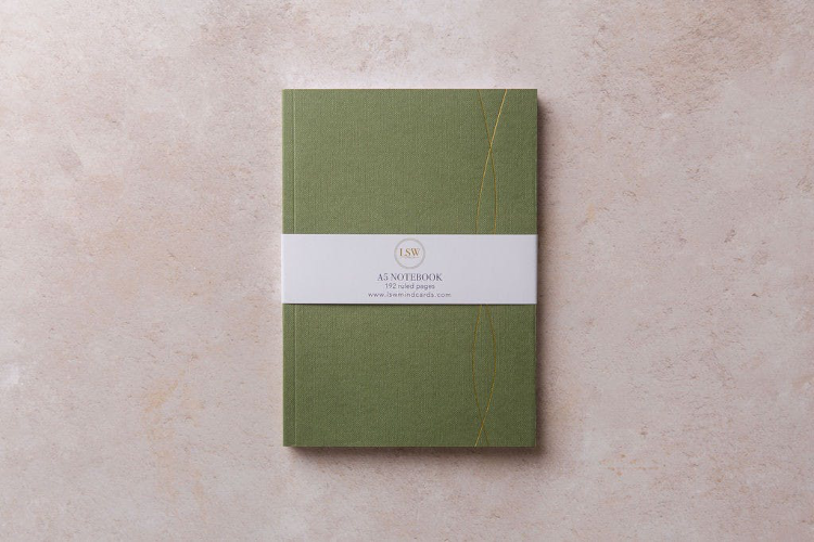 Sage Green A5 Notebook