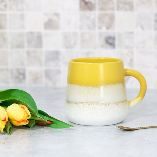 Mojave Glazed Mug - Yellow