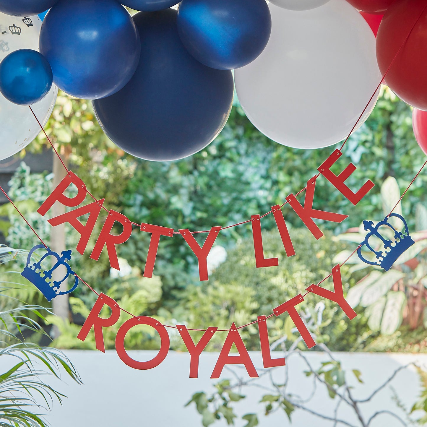 'Party Like Royalty' Paper Bunting