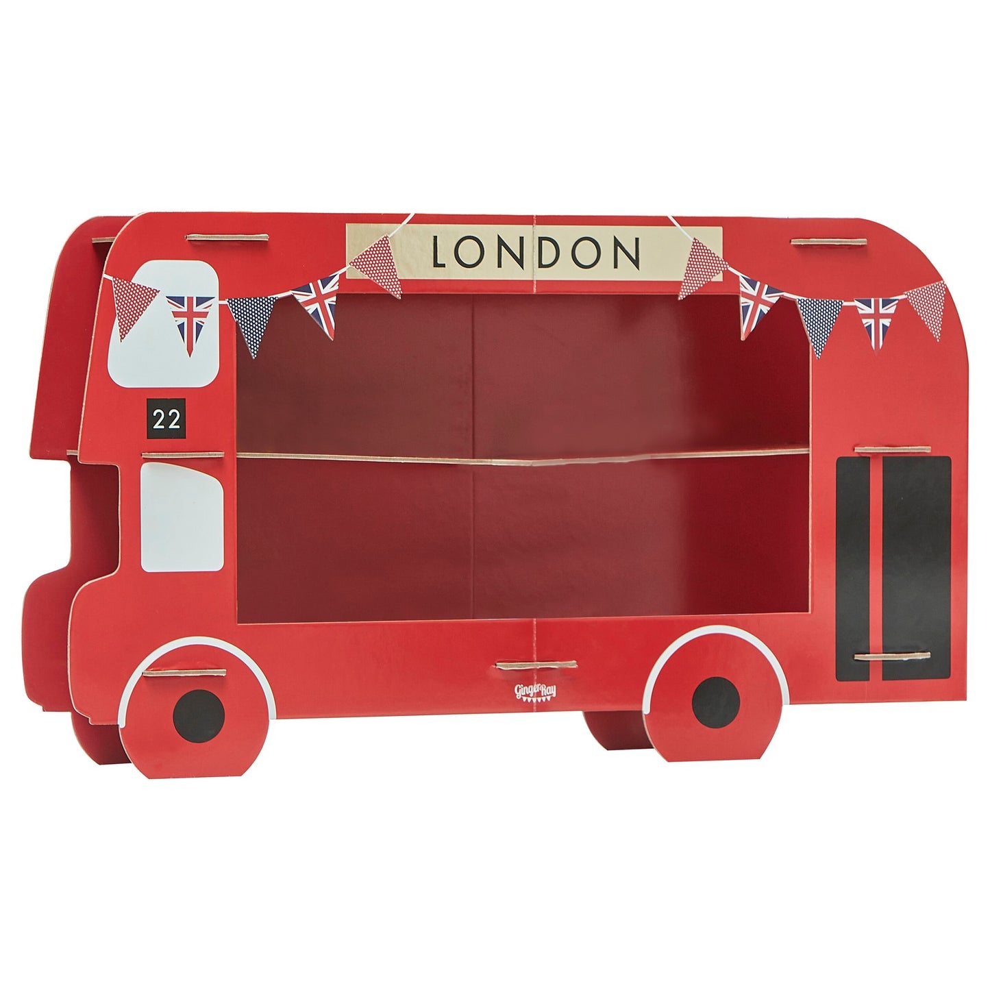 London Bus Cupcake and Sandwich Stand
