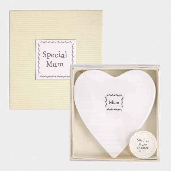 East of India - Mum Heart Coaster in Box