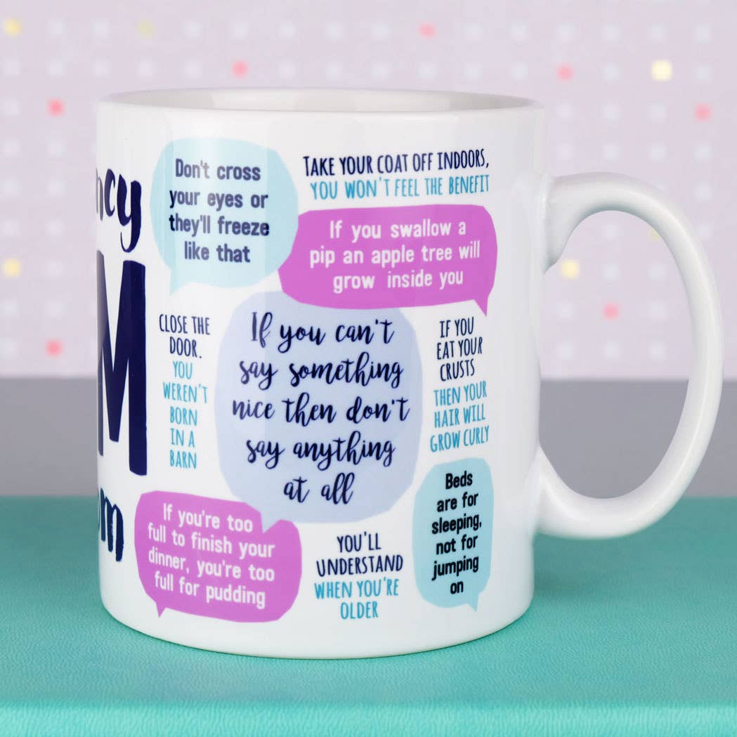 'Emergency Mum Wisdom' Mug