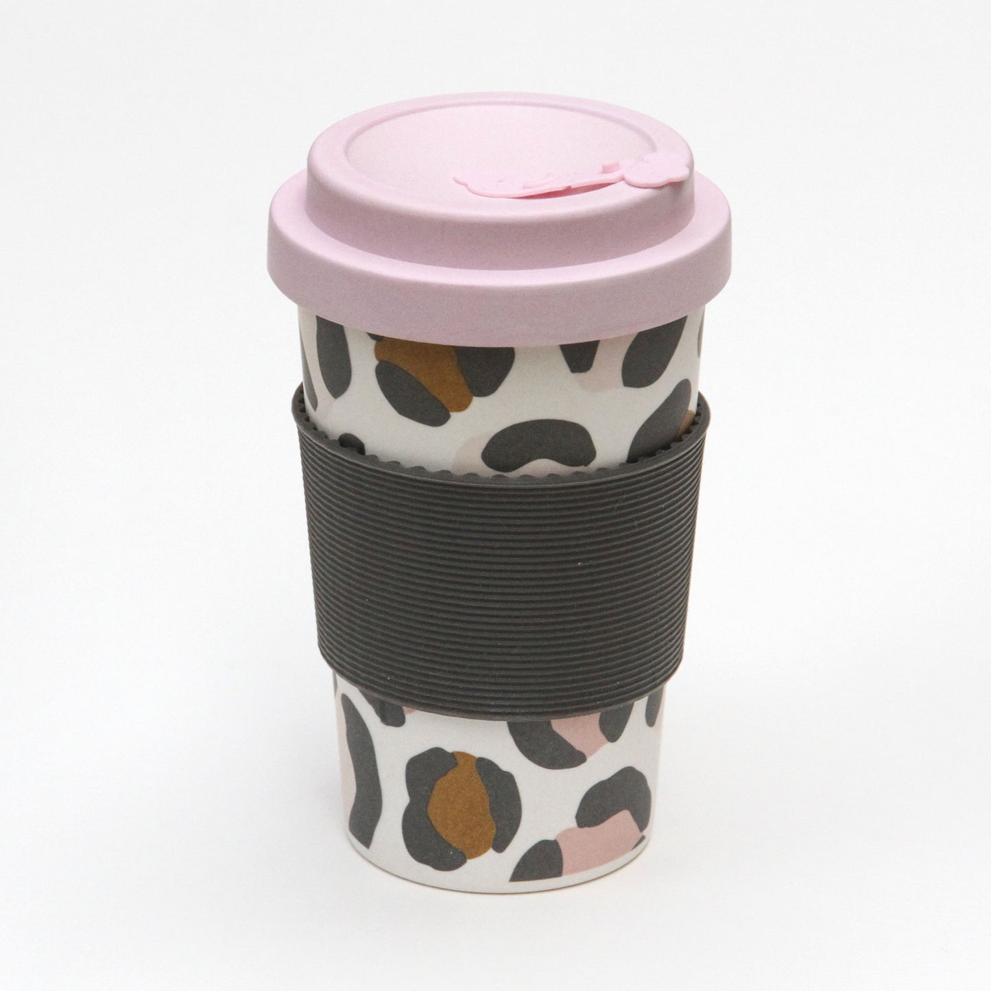 Caroline Gardner Leopard Bamboo Coffee Cup