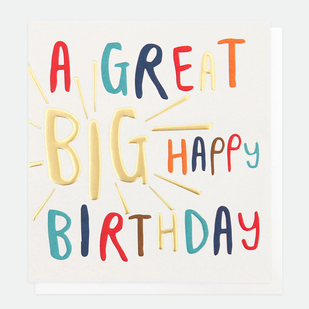 A Great Big Happy Birthday Card